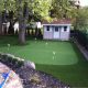Pickering homeowner loves his no maintenance backyard with golf green